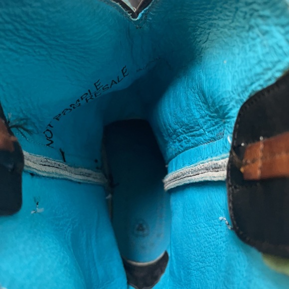 ARIAT Gypsy Soule Indian Feathered Sugar Skull Cowboy boots Don’t Walk In Fear 7 - Picture 10 of 11